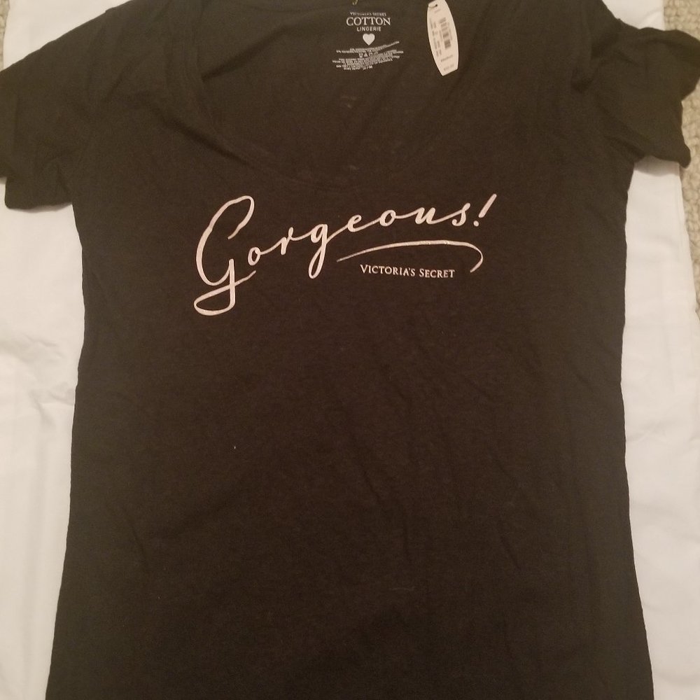 Victoria's Secret black tee. Size Medium. Collectors item.
